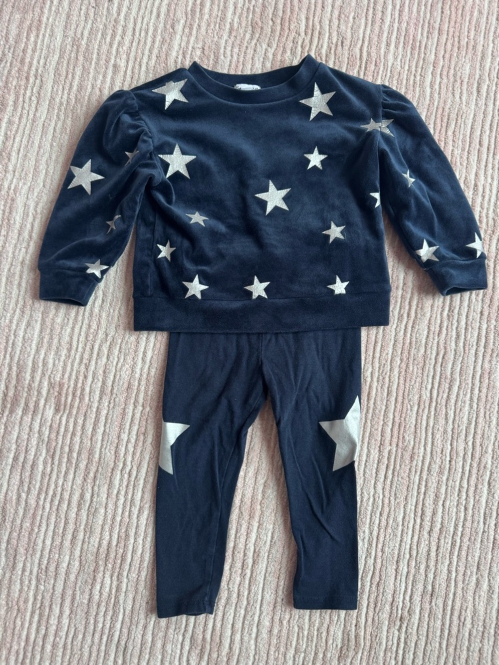Splendid Navy Star Pullover & Legging Set
